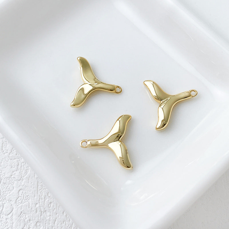 Wholesale 14k Gold Plated Marine Creature Pendant Diy Accessories